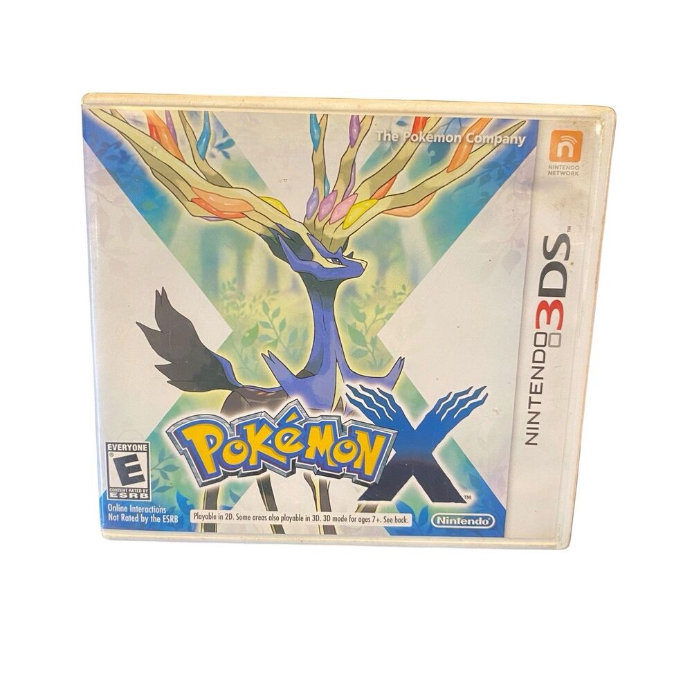 Pokemon X (Nintendo 3DS, 2013) CIB Complete w/ Cartridge, Case, Manual, Inserts